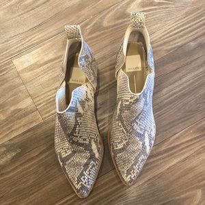 Dolce Vita Snakeskin Booties